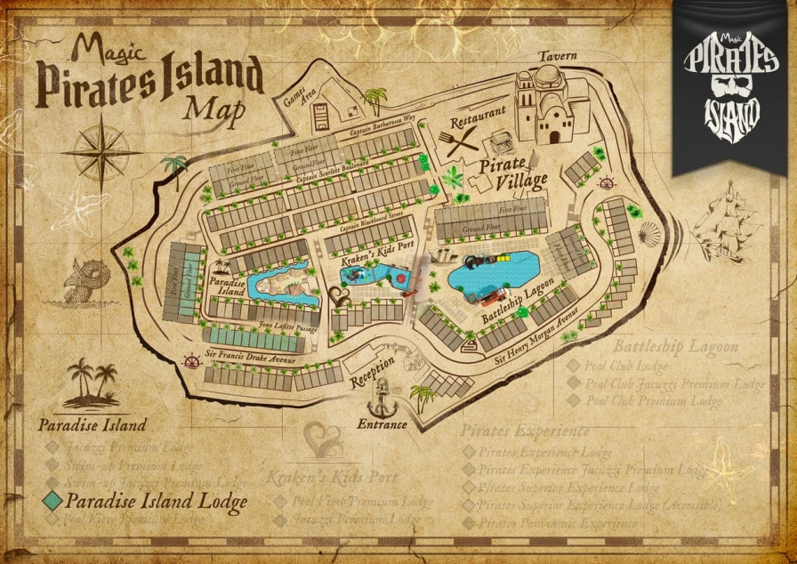 Descubre la ubicación de Paradise Island Lodge