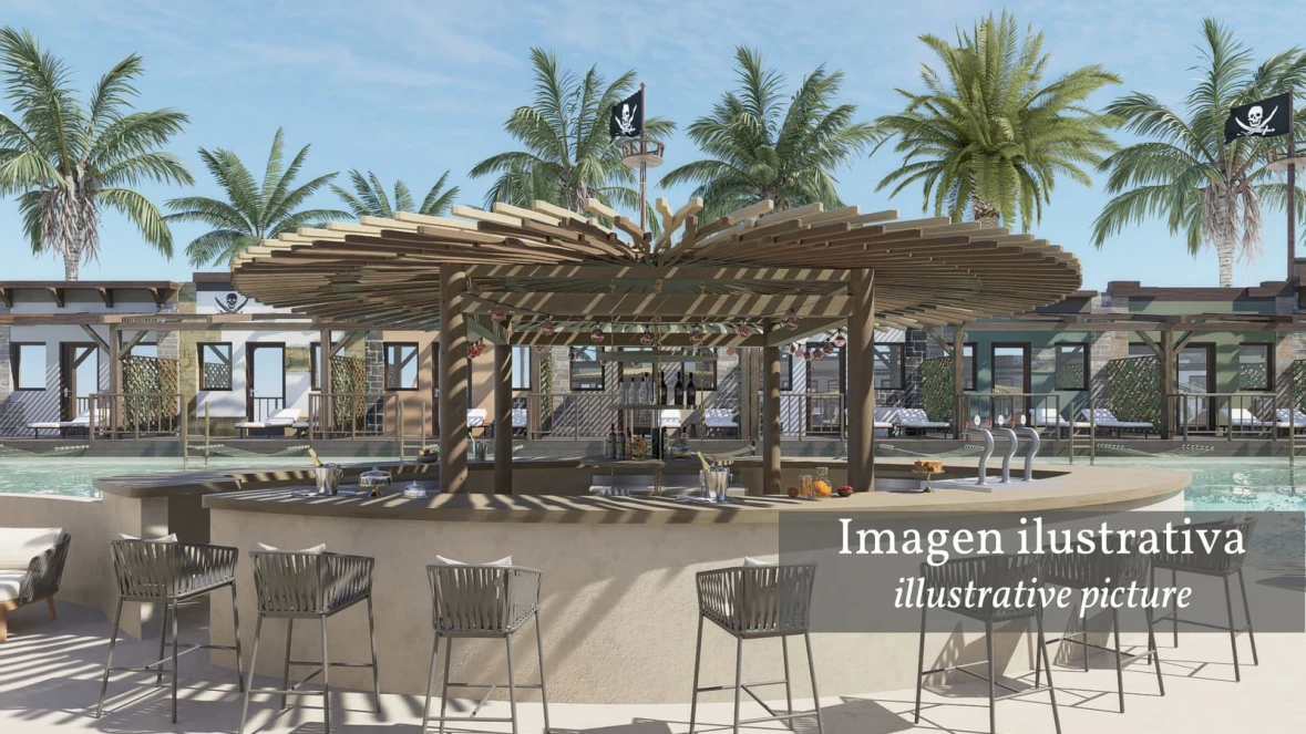 Paradise Island Swim Up Bar