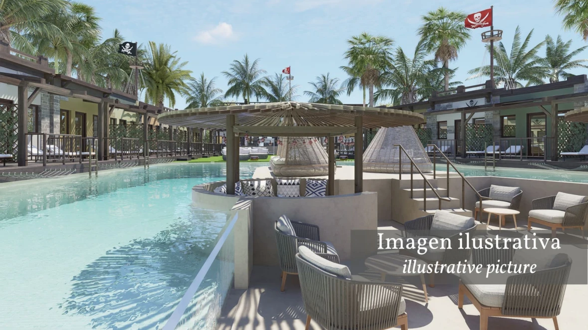 Paradise Island Swim Up Bar