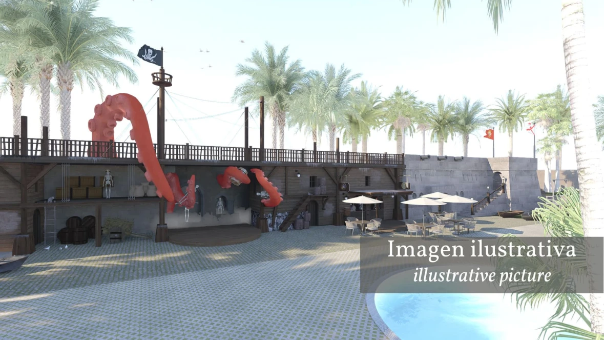 Battleship Lagoon Pool Bar