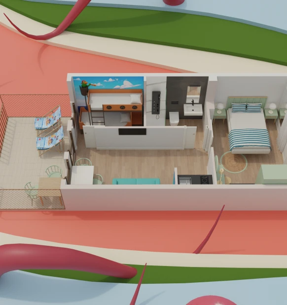 Kraken’s Kids Port Pool View Club (premium)