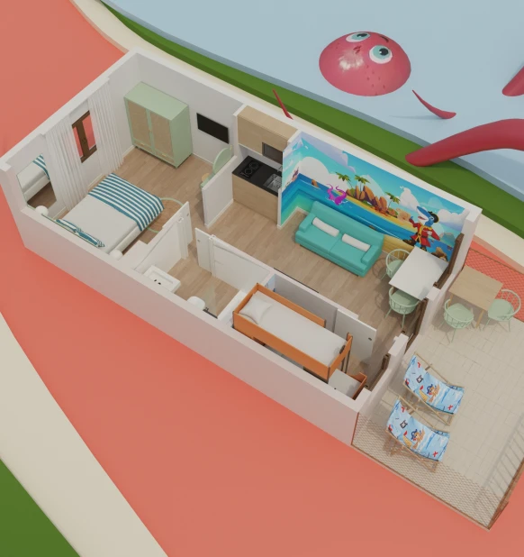 Kraken’s Kids Port Pool View Club (premium)