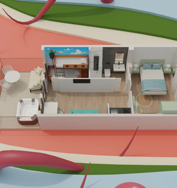 Kraken´s Kids Jacuzi Lodge (premium)