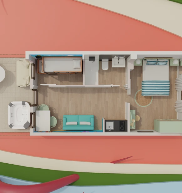 Kraken´s Kids Jacuzi Lodge (premium)