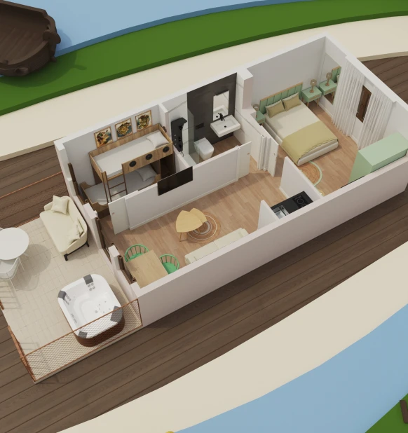 Battleship Lagoon Pool Club Jacuzzi (premium)